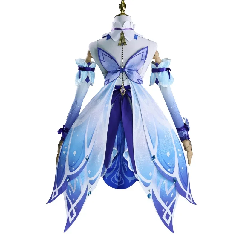 Nicou Cosplay Kostüm Feder von Sabaa Kleid Uniform Tänzer Kopfbedeckung Halloween Party für Frauen Mädchen