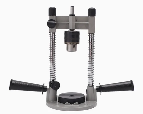Aluminum alloy drill seat guidance accuracy Upgraded portable drilling guide accessory, vertical drilling machine accessory