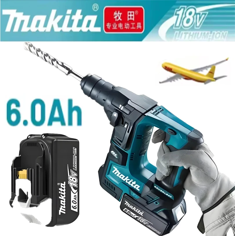 

Makita Original 18V 2.0/5.0/6.0Ah Rechargeable Lithium-ion Battery for DTD173 TWO04G DTW700 DGA404 High-Quality Power Tool ⚡️