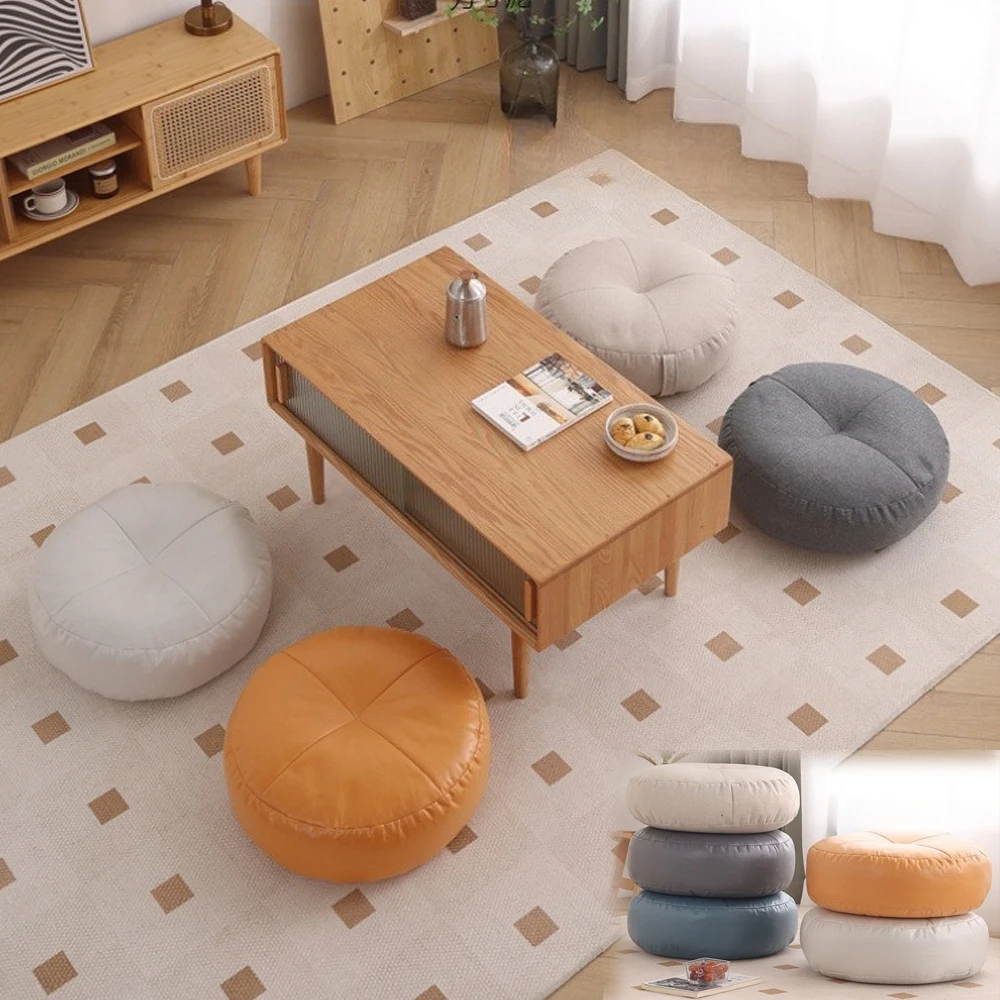 Floor Cushion Round Floor Seating Pillow Cushion Meditation Yoga Seat Kneeling Mat Thick Waterproof Cushions 방석 두꺼운 Cojín Silla - Image 4