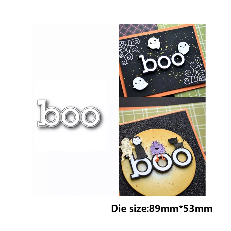 Metal Cutting Die is Suitable For Halloween DIY Scrapbook Album 3D Greeting Card Decoration Creative Pumpkin Ghost Boo Toyou2022 view 5