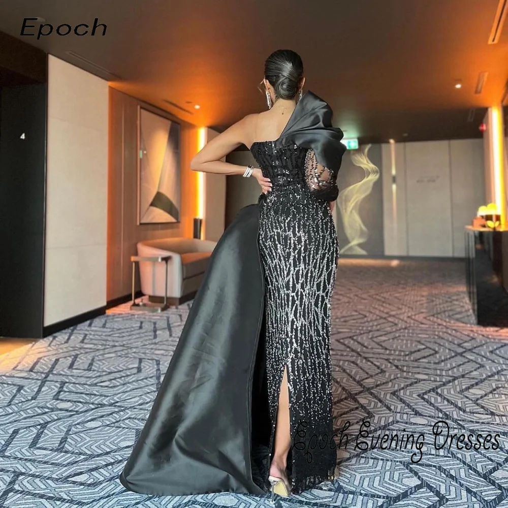 Robe de soirée à paillettes de luxe pour femmes, robe de Rhlongueur au sol sur mesure, trompent à une initiative, Epoch Charmante, 2024