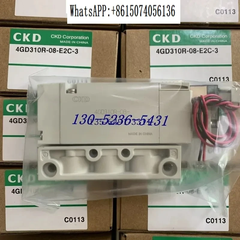 

Original CKD solenoid valve 4GD310R-08-E2C-3 old 4GA310-E2 brand new and genuine