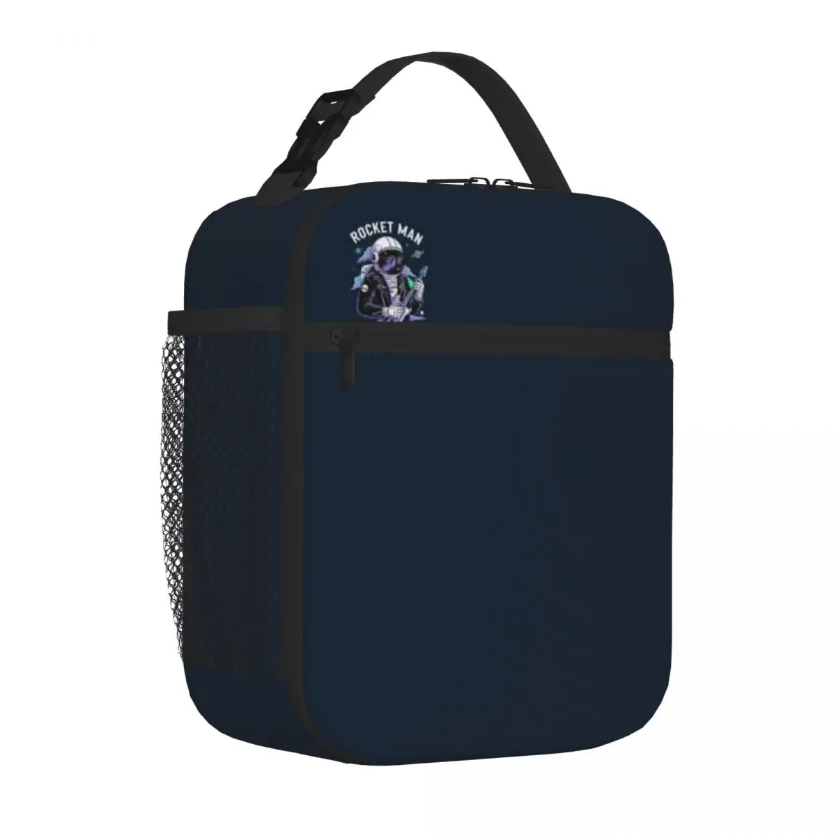 Bestselling Rocket Man Neoprene Texture Insulated Food Bag Park Picnic Waterproof Lunch Bag