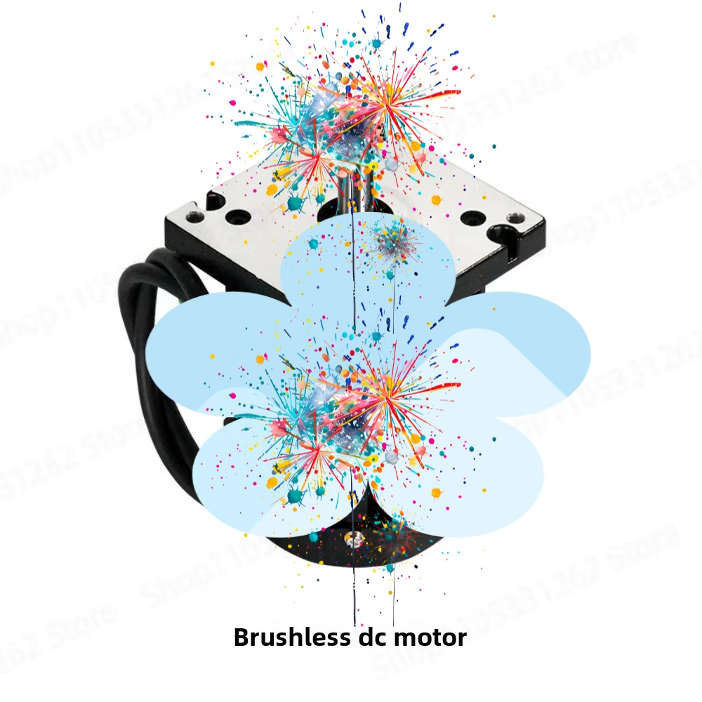 Brushless DC Motor with Driver Large Torque Heavy Duty Stepless Speed Control for Lathe Milling Machine