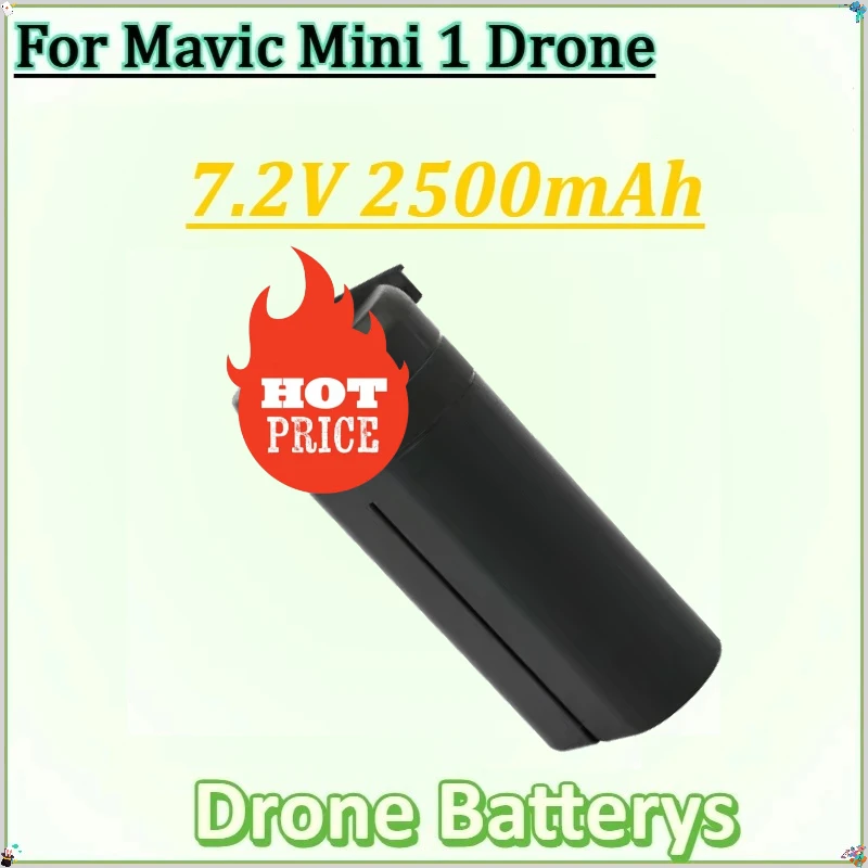 

For Mavic Mini 1 Drone Flight Time 30 Minutes Accessories Rechargeable Batteries New Intelligent Flight Battery 7.2V 2500mAh