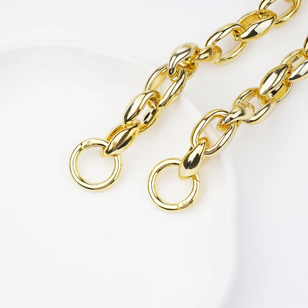 20/40/60CM Bag Chain Accessories Golden Women\'s Transformation Extension Bag Chain Acrylic Shoulder Bag Strap Accessories