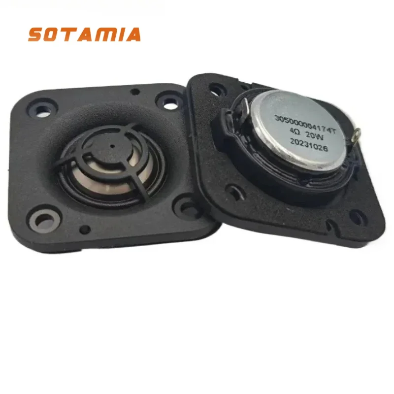 

SOTAMIA 2 шт. 2-дюймовый высокочастотный динамик 48 мм, аудио, высокие частоты, 4 Ом, 20 Вт, титановая пленка, HIFI-динамик, звук, музыка, громкоговоритель для домашнего кинотеатра