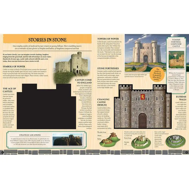 Inside Out Medieval Castle Justine Ciovacco Chartwell Books 9780785841968 Book