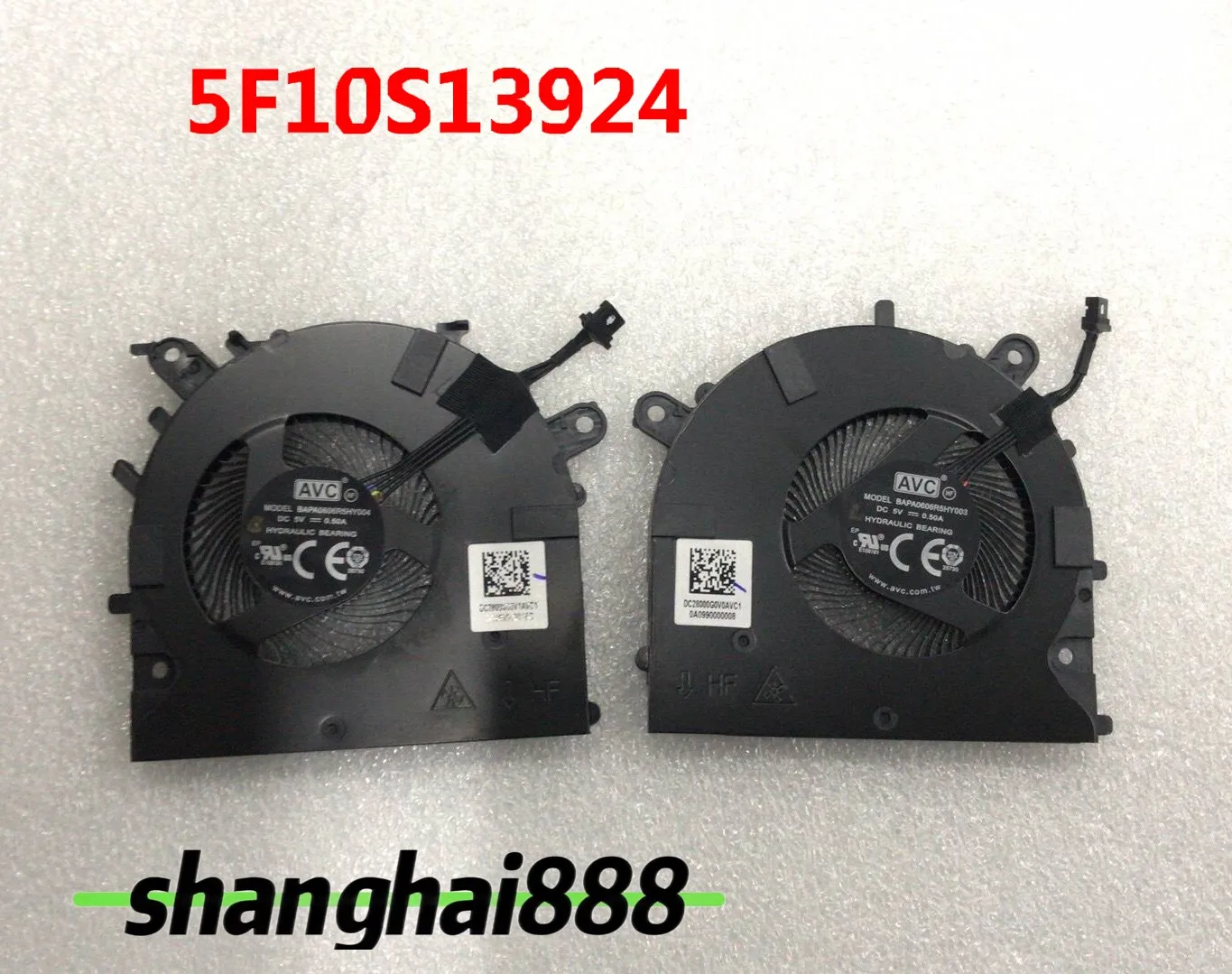 5F10S13924 for lenovo Yoga Slim7 Pro-14ITL5 14ARH5 14ACH5 14IHU5 CPU GPU cooling FAN