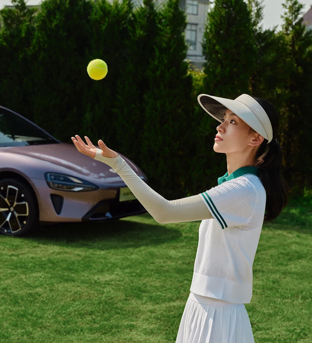 Mangas de hielo con protección solar Xiaomi Life, mangas de hielo simples de color sólido para ciclismo al aire libre, protección UV