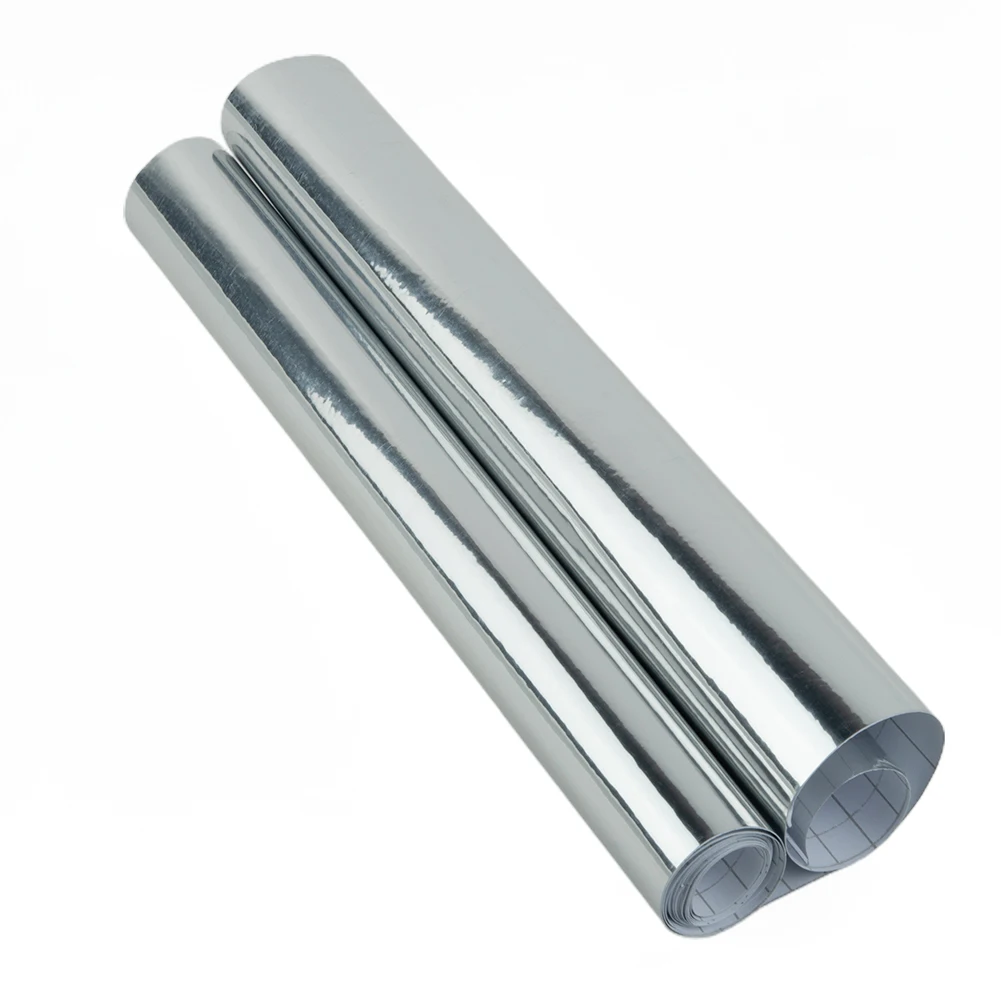 

Car Film Sticker Motorboat Vinyl Glossy Customize Design Silver Decor Chrome Stretchable Mirror Flexible Wrap Decal