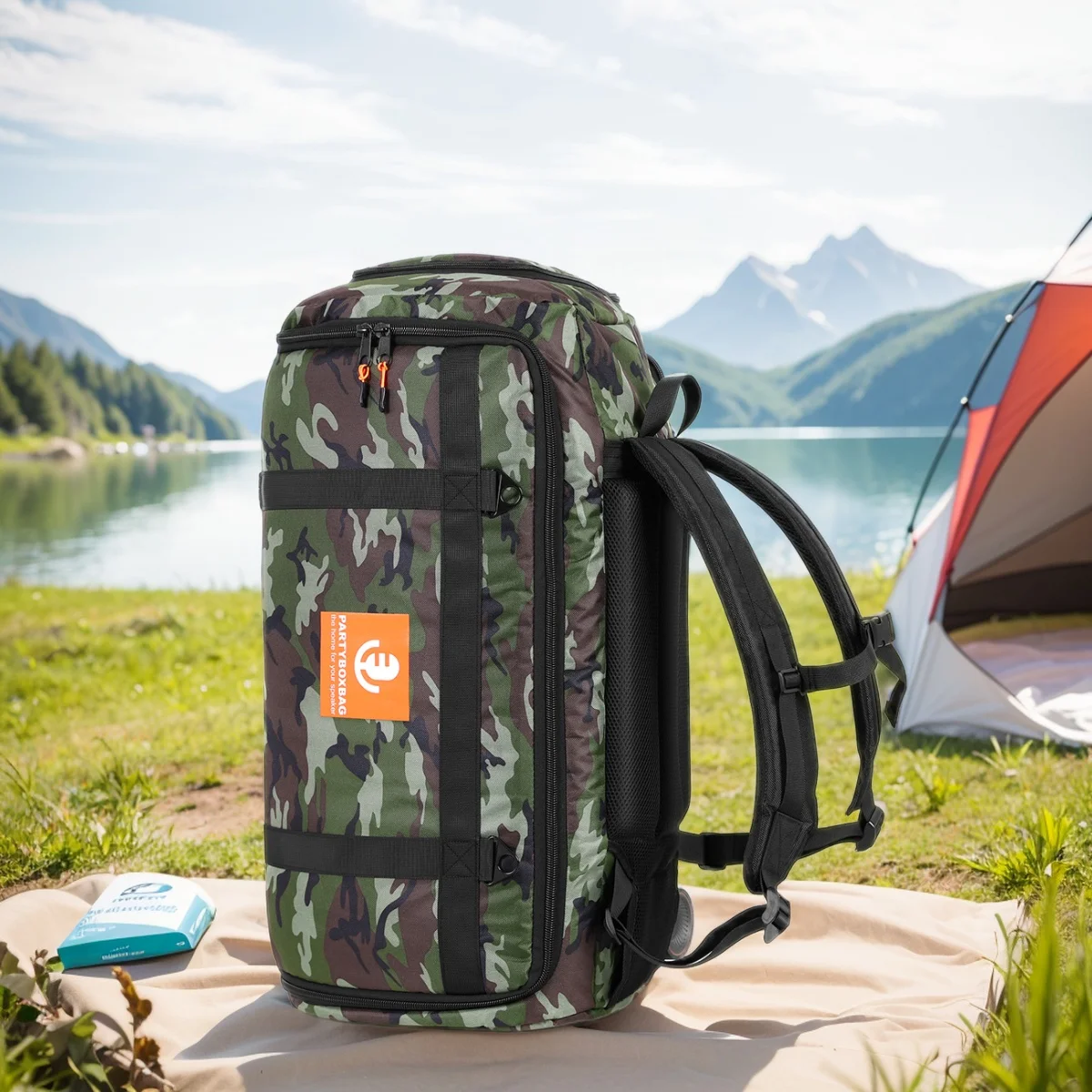 Speaker Carrying Case Drop-Proof Portable Speaker Carry Tote Bag Backpack Adjustable Strap for Partybox Stage 320 BT Speaker