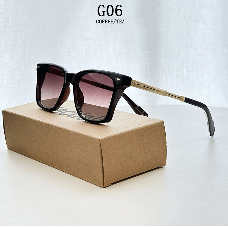 Mode Sonnenbrillen Frauen 2025, Vintage Quadrat Sonnenbrille Männer Retro Brille Dropshipping Gafas De Sol Hombre Lunette Soleil Femme – Detail 6