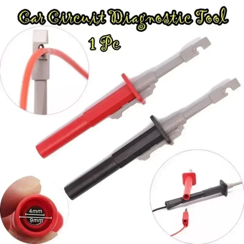 

1 шт. автомобильный безопасный тестовый зажим, диагностический инструмент для обнаружения цепи, щупы для прокалывания изоляции
