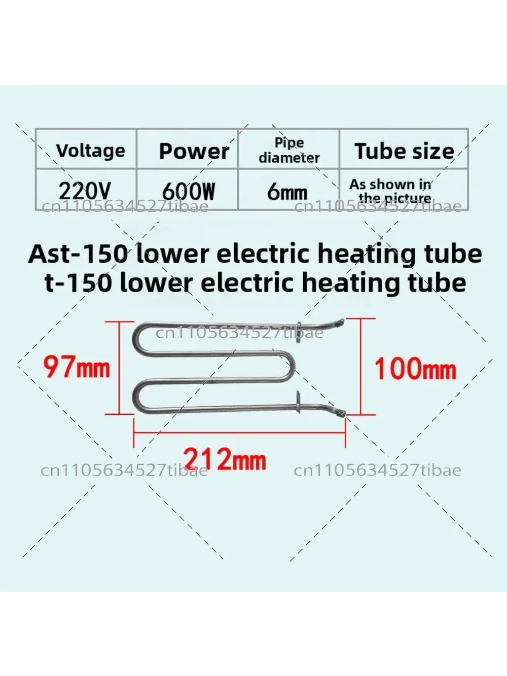 Electric Toaster Heating Tube Bread Machine Spitter Driver Chain Type Accessory for Toasters And Bread Makers