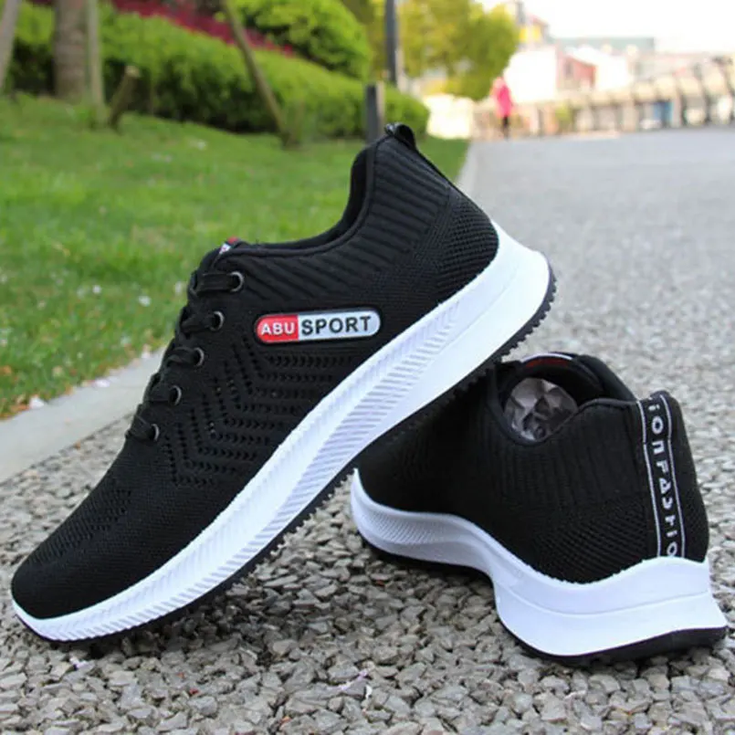 Men Vulcanized Walking Running Shoes Unisex Casual Lightweight Tennis Shoes Athletic Sports Shoes Breathable Fashion Sneakers image 4