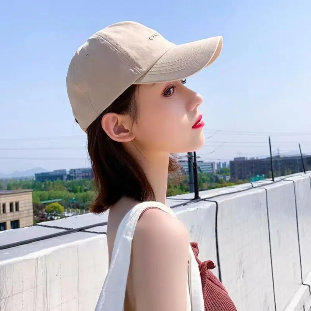 Casual Unisex Casual Letter Embroidery Ponytail Cap Sun hat CHALLENGE Baseball Caps Visors Cap