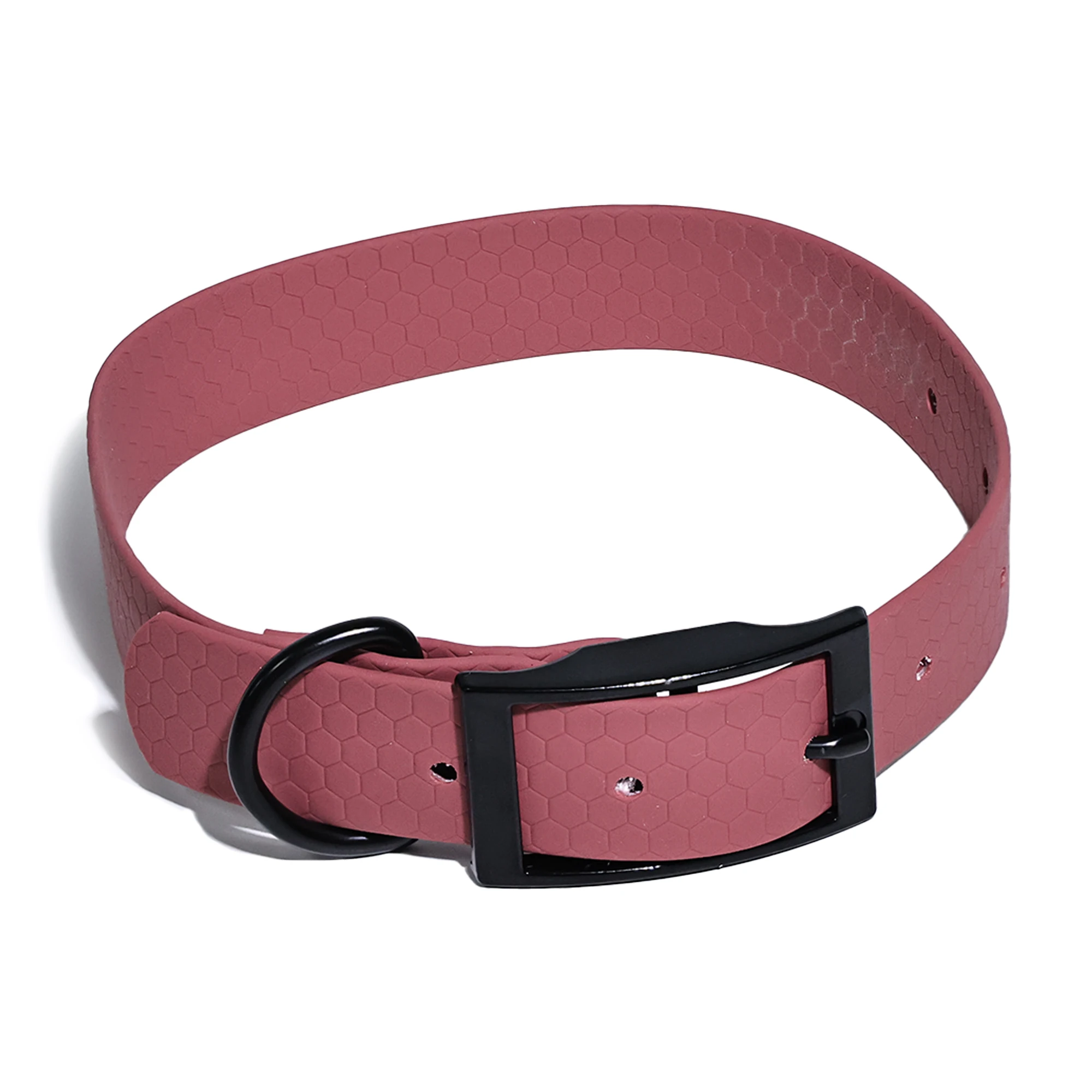 Wasserdichtes PVC-Hundehalsband, Verstellbares Geruchsneutrales Haustierhalsband, Leicht zu Reinigendes Langlebiges Robustes Halsband für Kleine Mittlere und Große Hunde – Detail 5