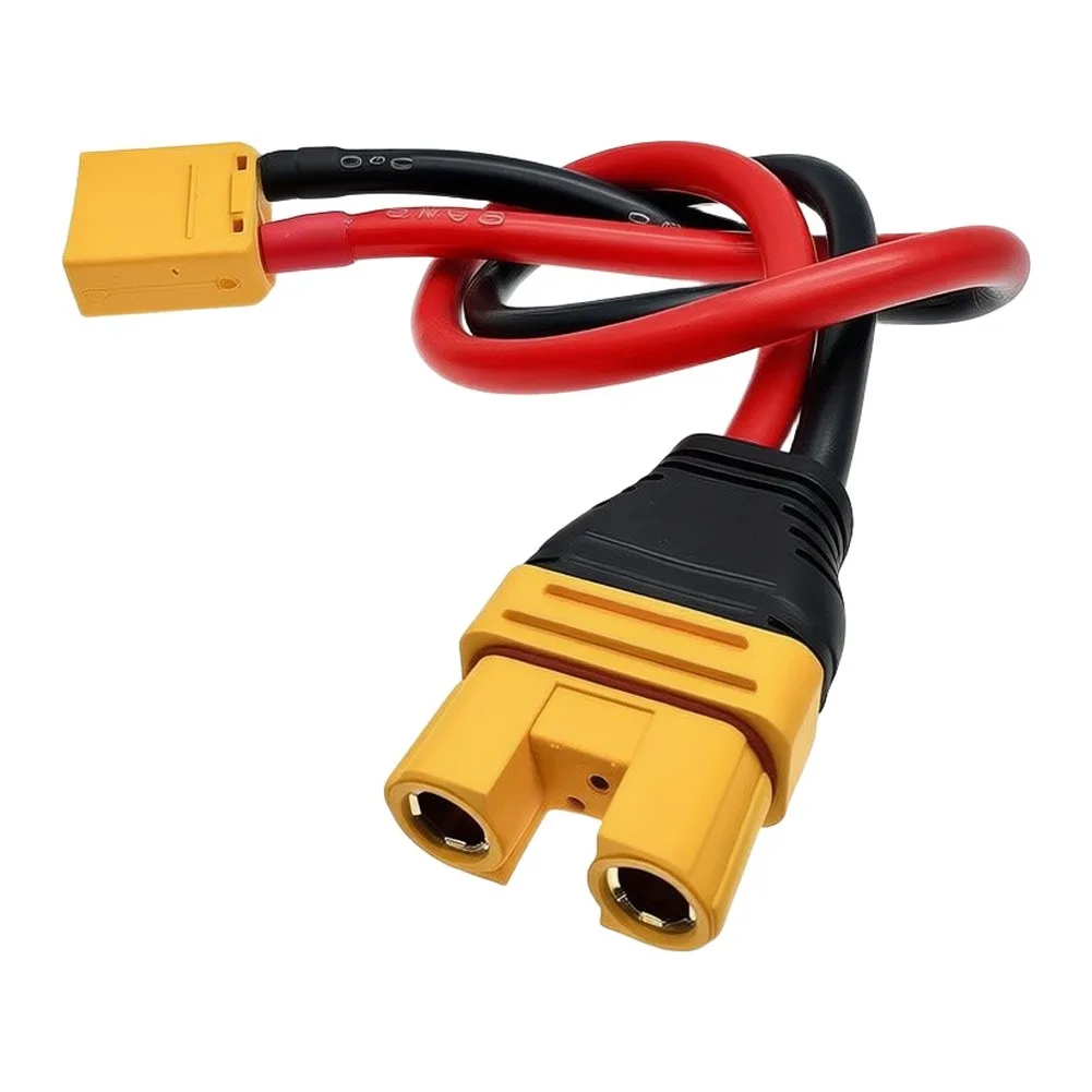 AS150U Female to For XT90 Male Connector Adapter 350mm for RC Aircraft Battery Leads and Farm Sprayer Power Modules