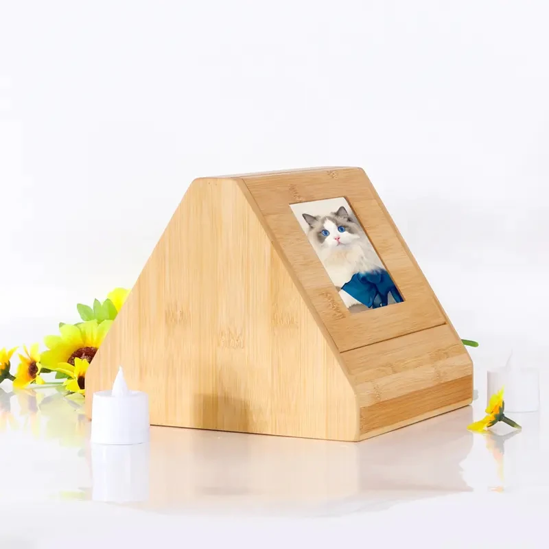 custom.Premium Quality Triangular Pet Urn Funeral Supplies