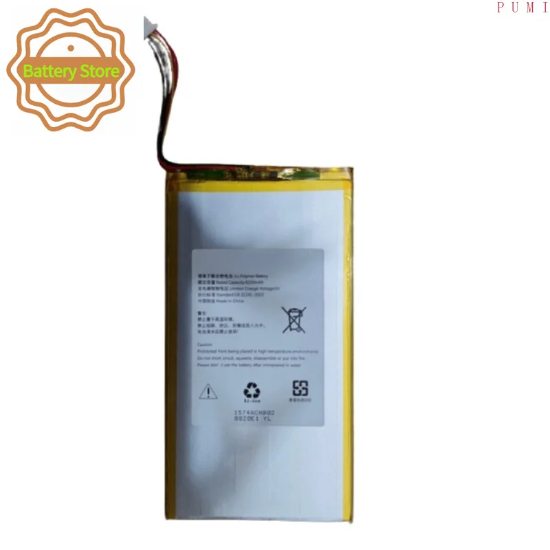 New High-quality High-Quality 3.8V 6200mAh Battery for ALLDOCUBE UCL3JT U1030128GB23482210774 2985162-1S1P Tablet Battery