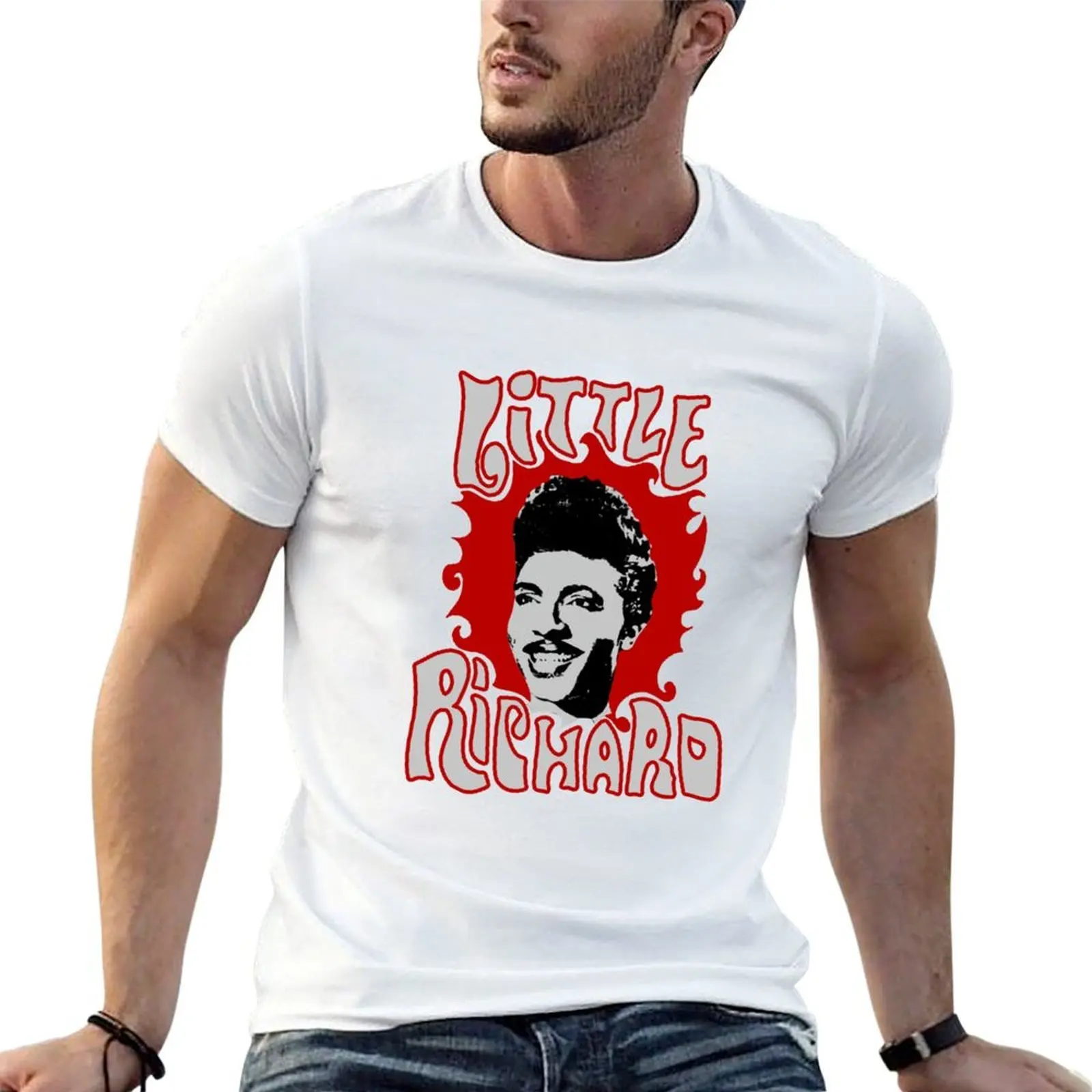 

Little Richard Face T-Shirt cotton t shirt man t shirt man cotton cotton t shirt pack T-shirt