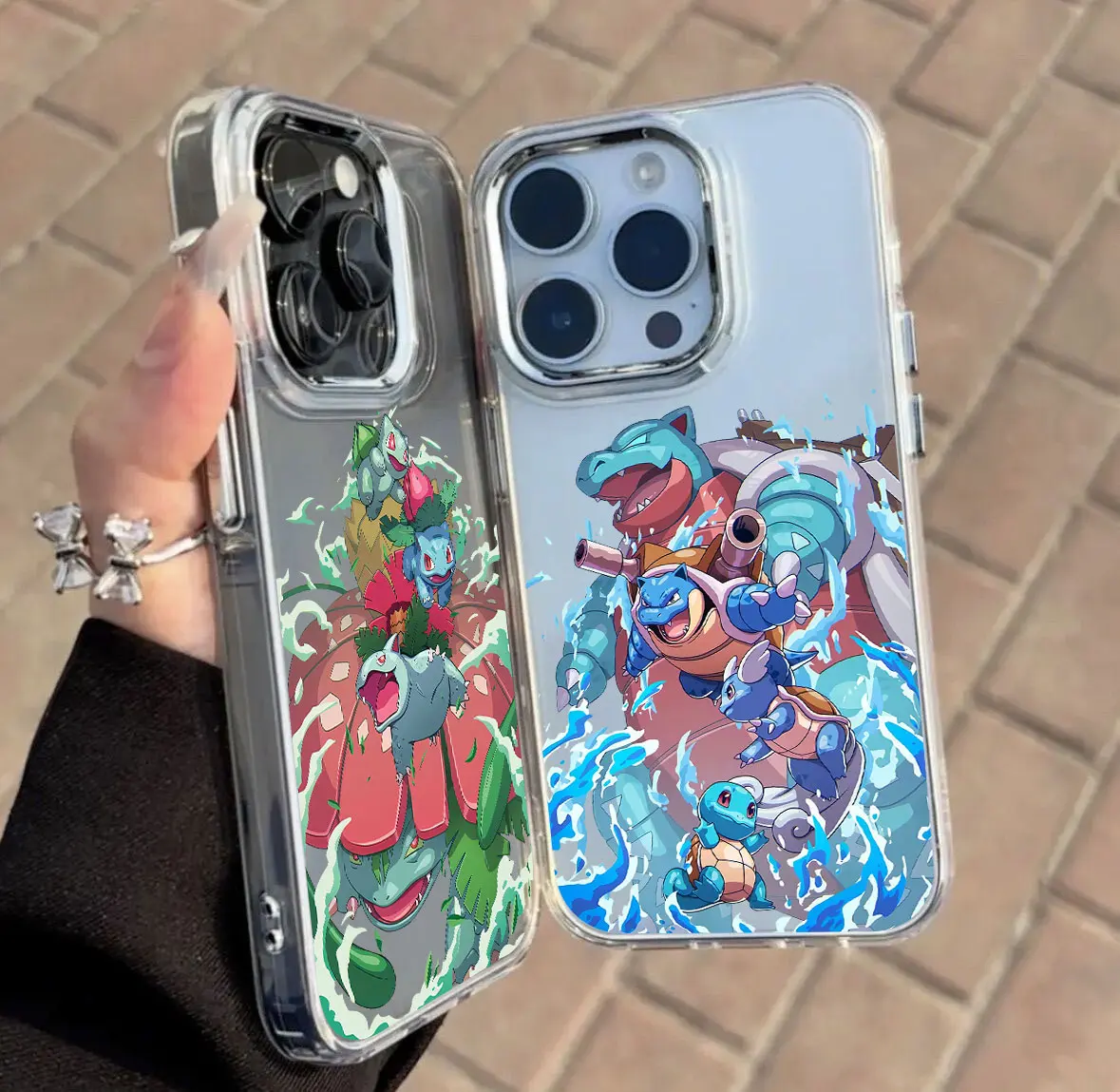 أنيمي جديد بوكيمون Gengar السنجاب قضية الهاتف آيفون 17 16e 16 15 14 13 12 11 برو ماكس 8 7 الهواء زائد غطاء ناعم شفاف #2