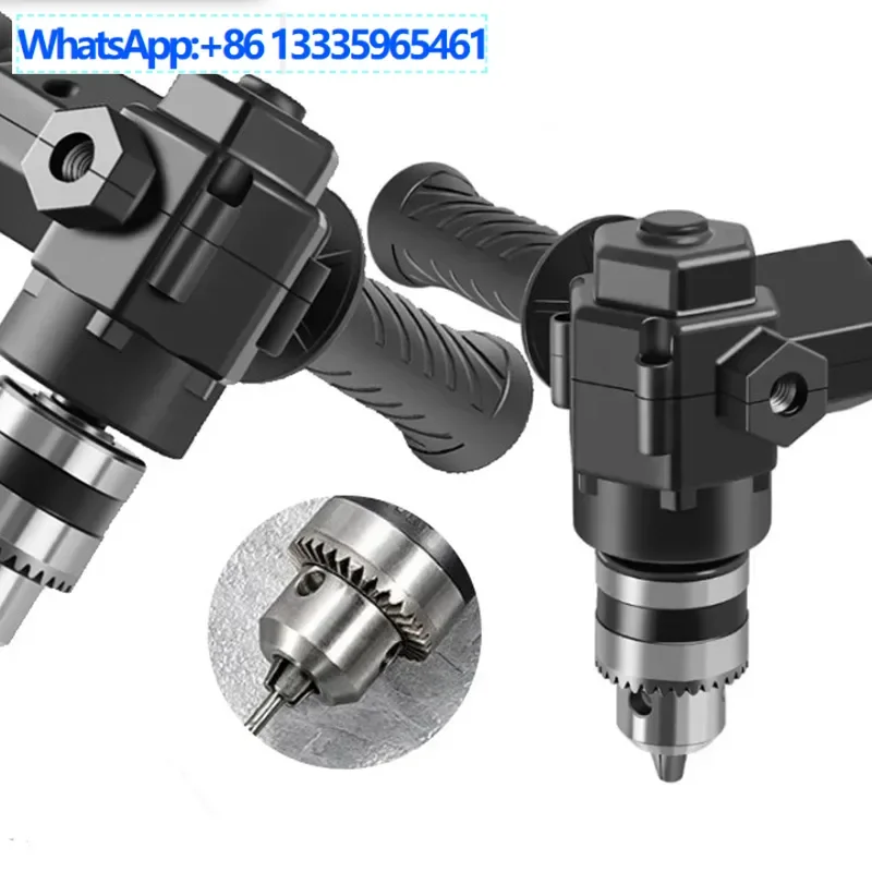 

5Pcs Multifunctional Hand Drill Impact Drill 90 Degree Corner Turning Electric Universal Screwdriver Corner Turning Drill Batch