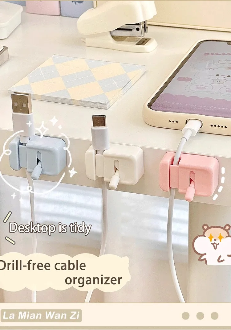 Desk Cable Management Clips