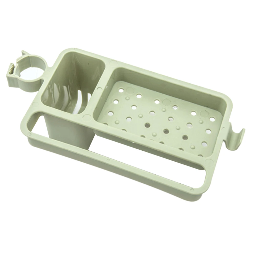 Kitchen Drainage Shelf Container Multifunctional Dishwashing Sponge Storage Rack Kitchen Bathroom Organizer Dish Rack