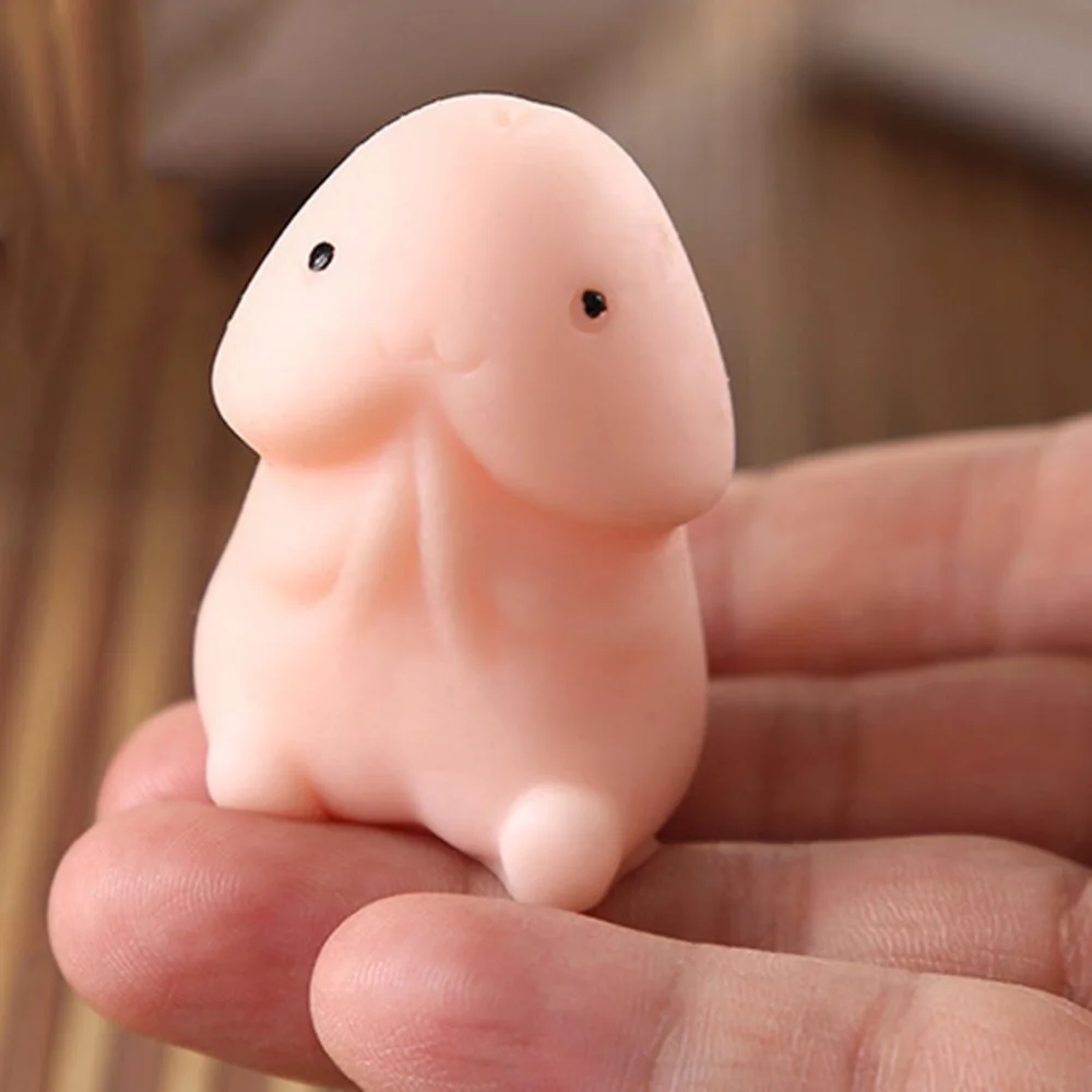 Squishy Penis Shape Toy, Slow Rising, Stress Relief Toys, Slow Rebound, PU Descompressão, Relaxar a Pressão, Presentes Interessantes