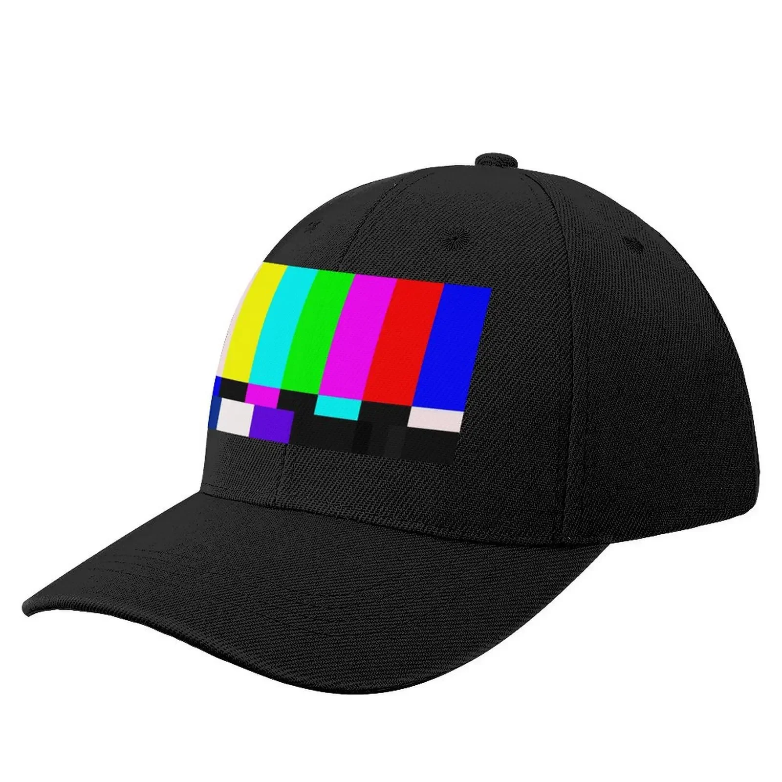 TV Color Test Bars Baseball Cap Uv Protection Solar Hat Golf Wear sun hat Golf Cap Women's Hats For The Sun Men's