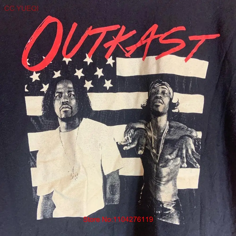 OutKast large black graphic preowned T shirt long or short sleeves