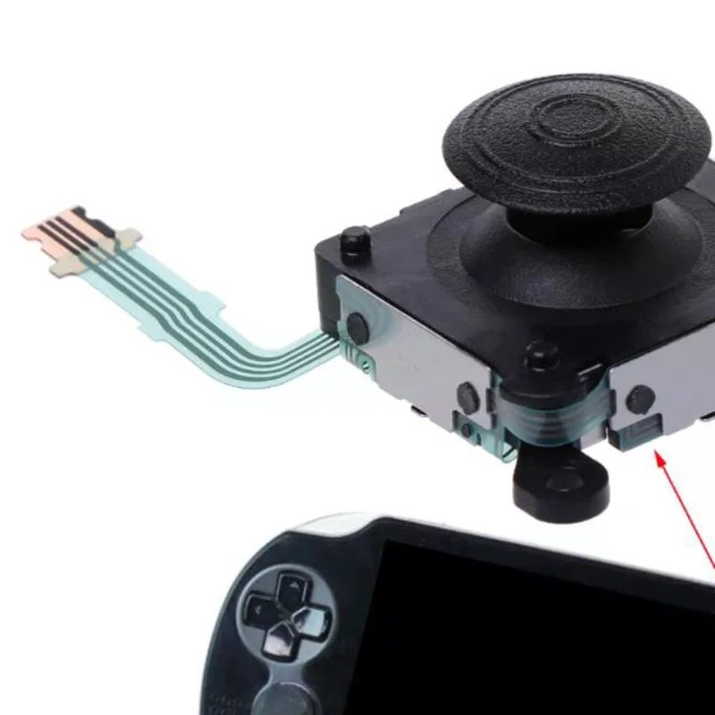 Botón de Joystick Analógico de Repuesto para PSV2000 PSVITA 20003D PS VITA 2000 3D, 1 Pieza