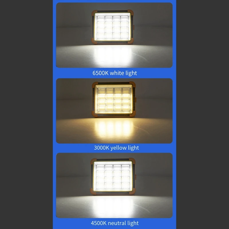 6000Mah Rechargeable Camping Light 1500LM 288 LED Camping Lantern Powerful Magnet Flashlight Repair Emergency Lamp