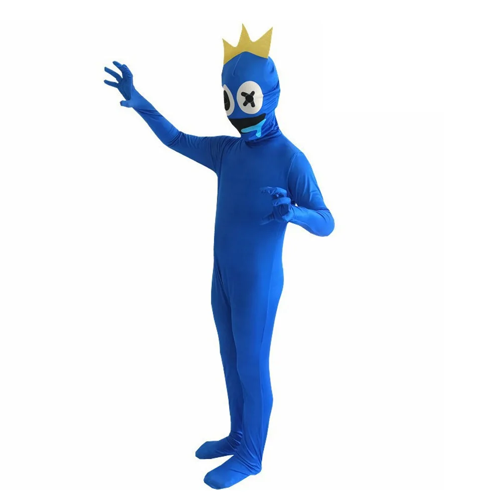 أزياء الهالوين لعام 2025 Damis Canival Rarcenciel Pour Enfants Garcons Combinaison De Jeu Dhorreur De Monstre Bleu Wiki Kids #6