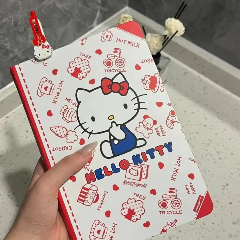 

Новый милый блокнот Hellokitty A5 Kawaii Жесткий Корпус для обучения цветной блокнот с принтом мультфильмов Ins подарки на день рождения подруге подарки