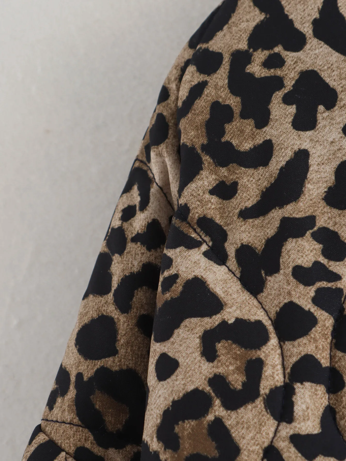 Nieuw product Europese en Amerikaanse stijl damesjack met slangenhuid, mode, bedrukte knopen en lange mouwen