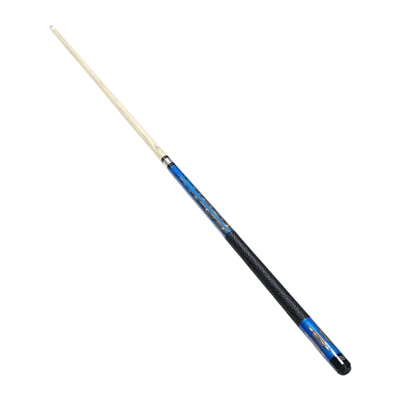 1/2 Split Billiard Cue 2 Sections Trendy Practical Wooden Lightweight Pool Cue Length 57