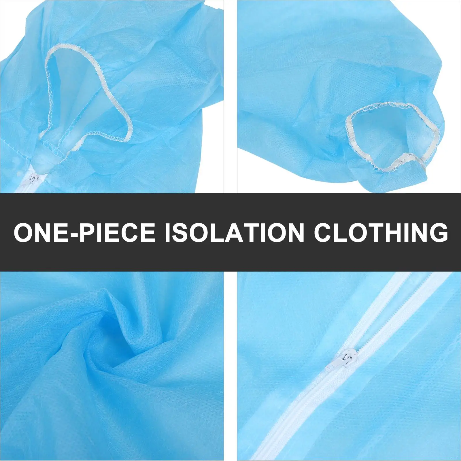 Protective Work Clothes Disposable Coveralls Full Body Coverage Lightweight Comfortable Elastic Long One-piece Isolation