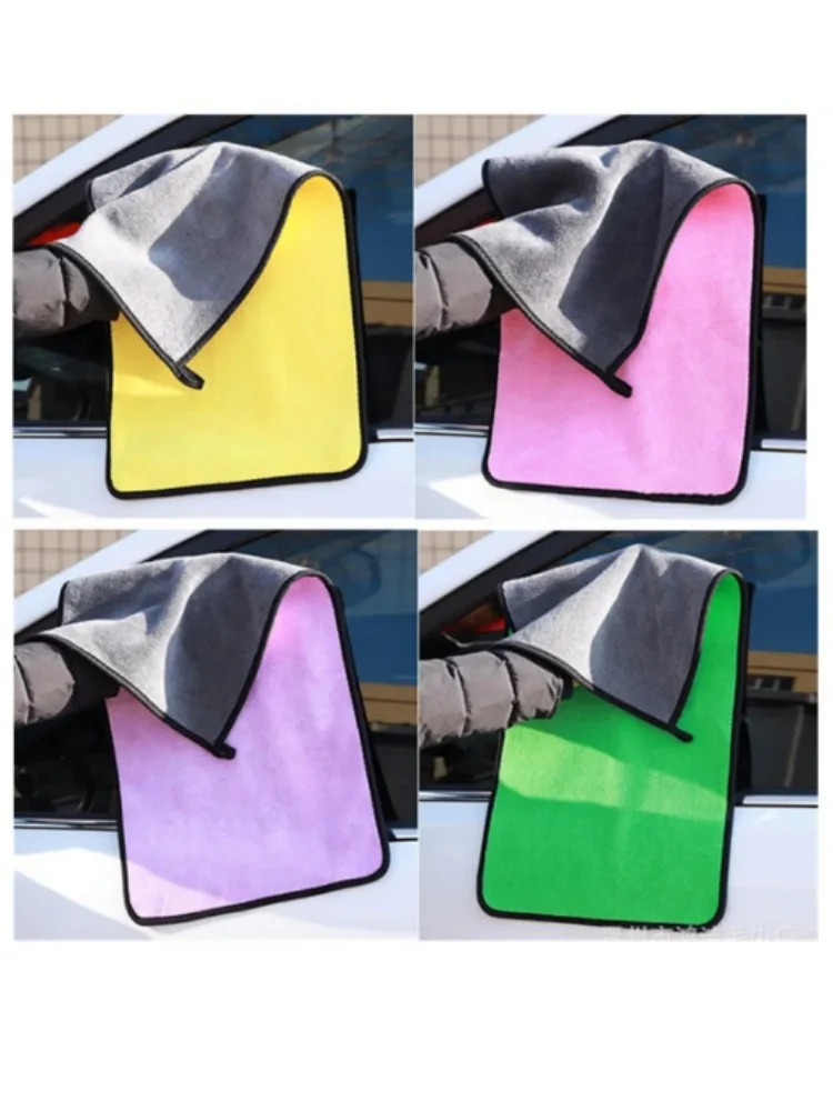 500GMS Microfiber Towel Car Wash Accessories Super Absorbent Vehicle Cleaning Detailing Cloth Auto Care Glass Tabel Drying Tool