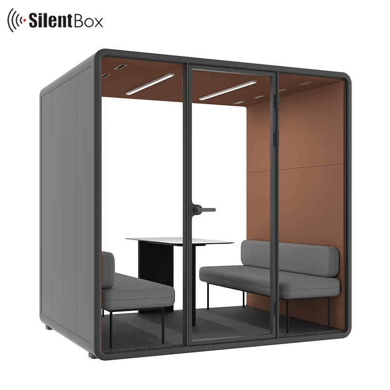 Soundproof Indoor Mobile Work Space Office Pod Meeting Work Pods Phone Study Cabin Booth for Sale