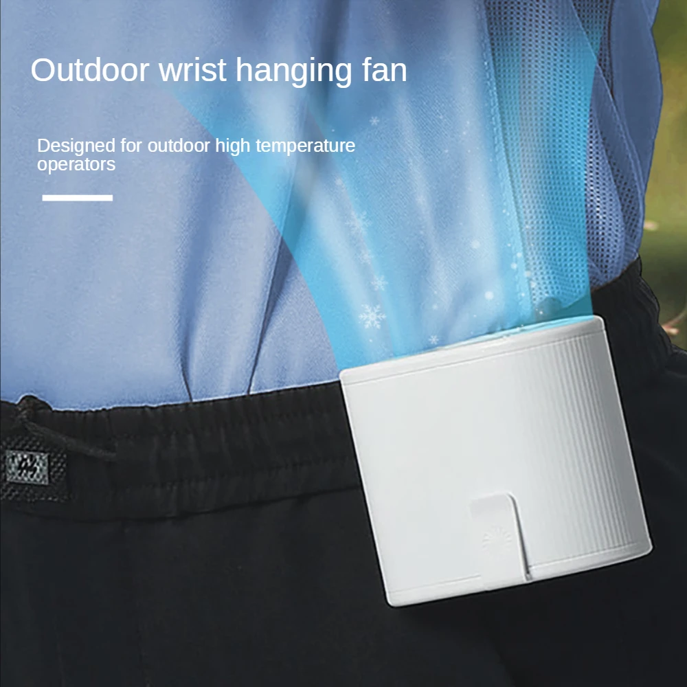 

Wrist Hanging Fan Portable Outdoor Small Handheld Fan USB Charging Summer Portable Mobile Cold Air Conditioner 3-6H Endurance