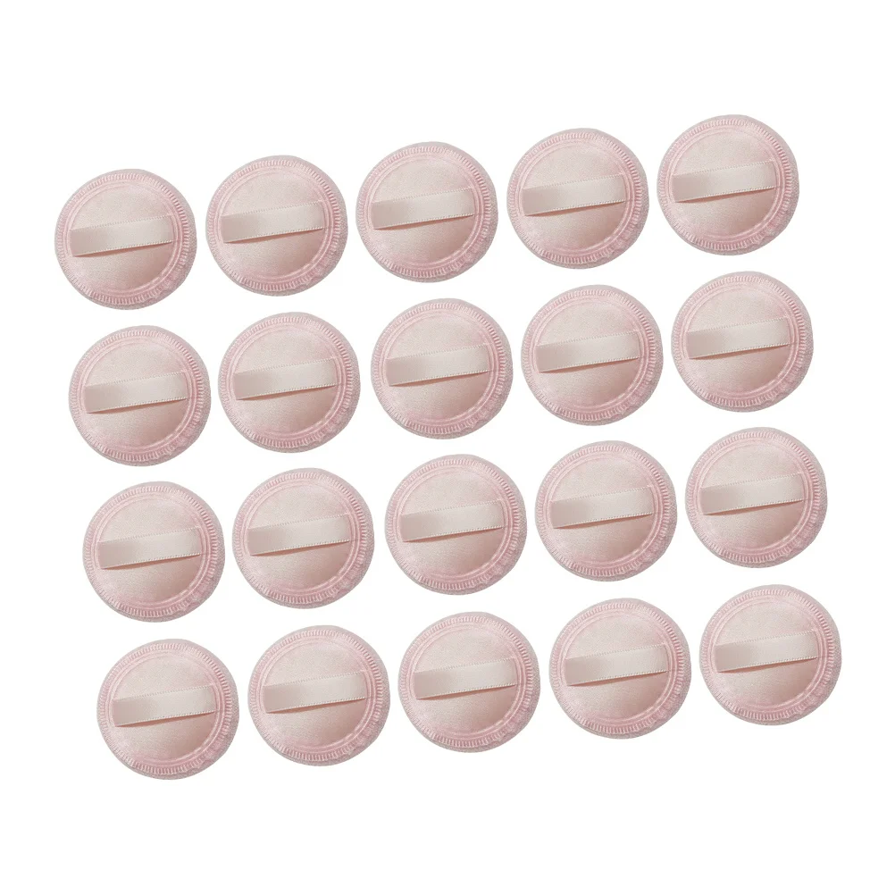 20pcs High Puff For Loose Powder Makeup Tools Smooth Finish Face Makeup Loose Powder Puff Tools Cosmetics Pads