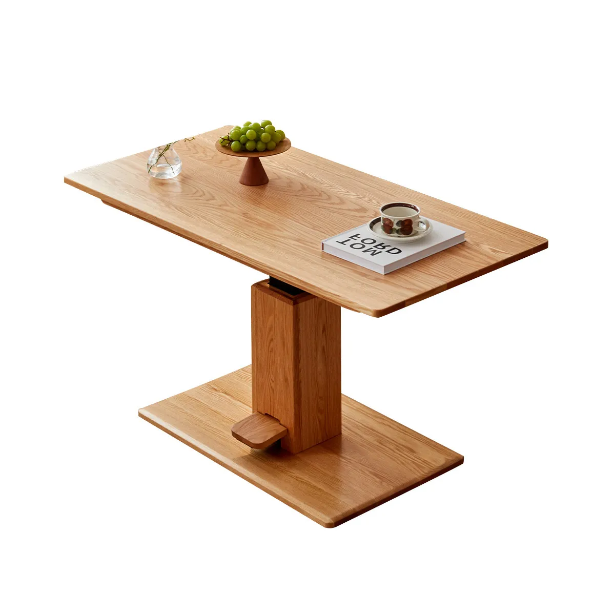 

Solid wood lifting coffee table living room household small apartment modern simple new tea table dining table dual-purpose