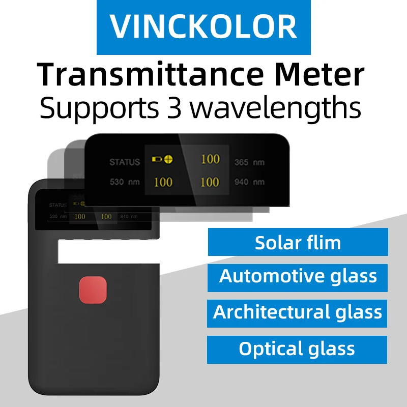 

Portable Transmittance Tester CT-23,UV,VL,IR Glasses Transmission Meter,Test Accuracy±2%,For Solar Film,Agricultural Film,Window