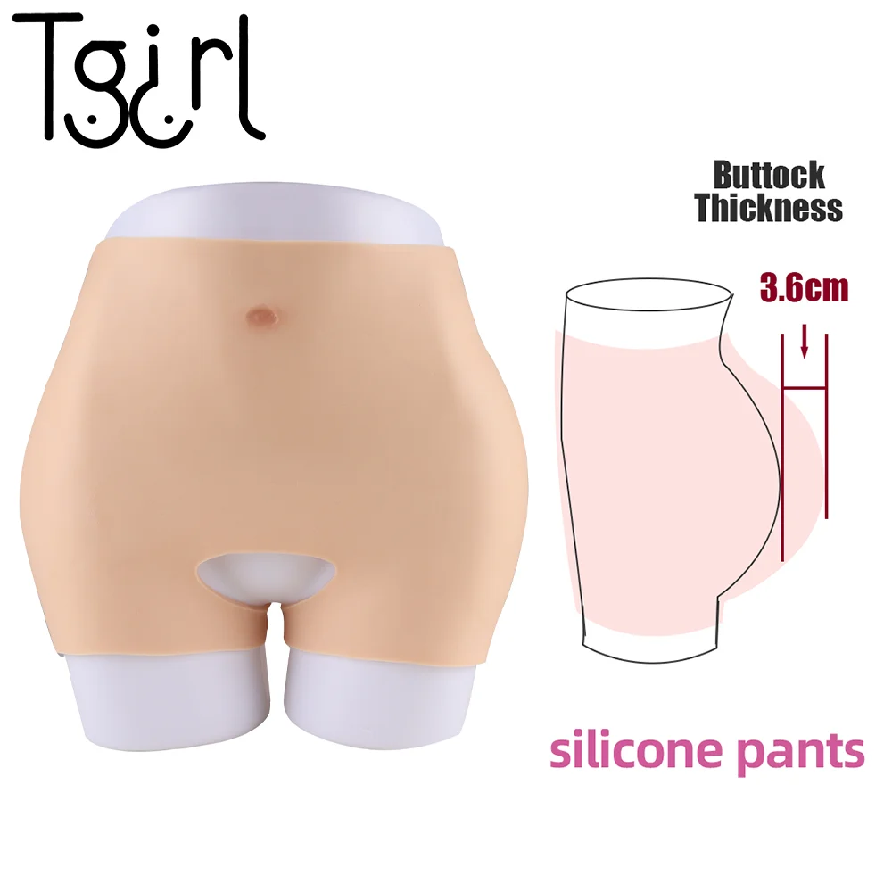 

Tgirl Silicone Hip Panty Open Crotch Big Butt Fake Ass Sexy Buttock Enhancer Costume for CD Transgender Dragqueen Cospaly