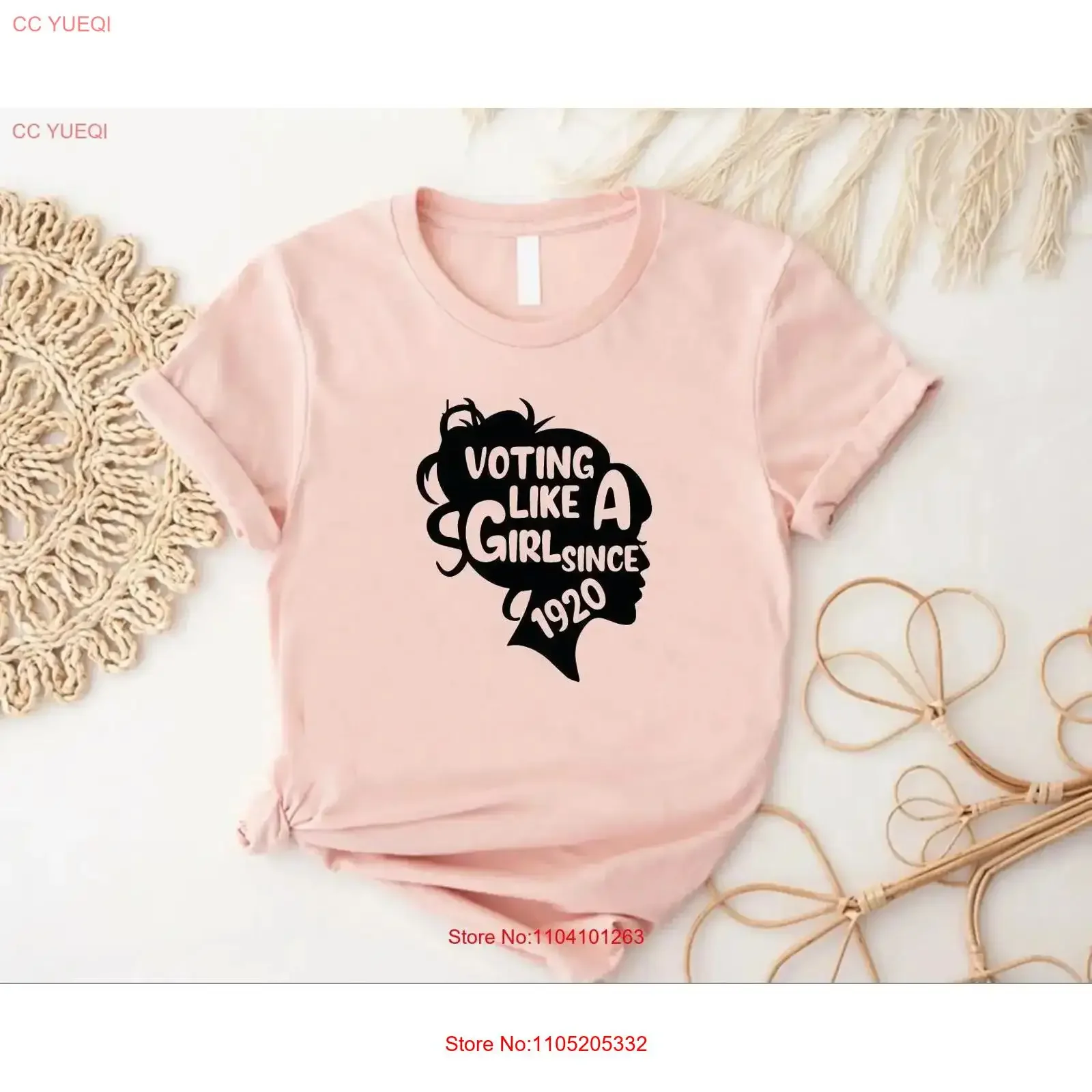 

Vote Like A Girl Since 1920 T Shirt Liberal Democrat Party Support Kamala Womens Voting GifT Feminist Voter vintage Washed