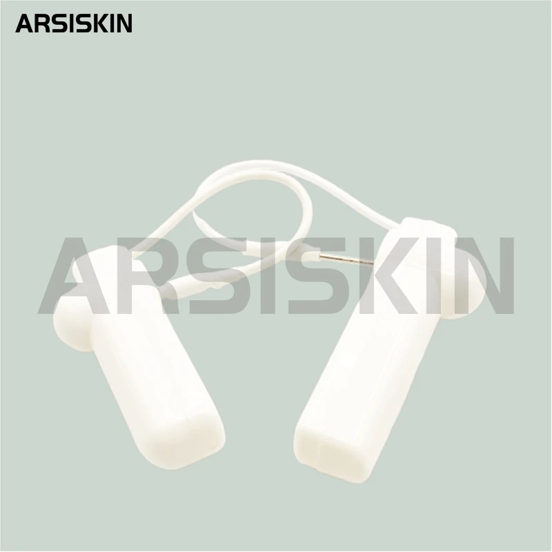 100pcs Security Tag With Steel Wire Lanyard For Cloths Hats Shose Reusable AM 58KHz MHz EAS Hard Tag With Magnet Lock Opener